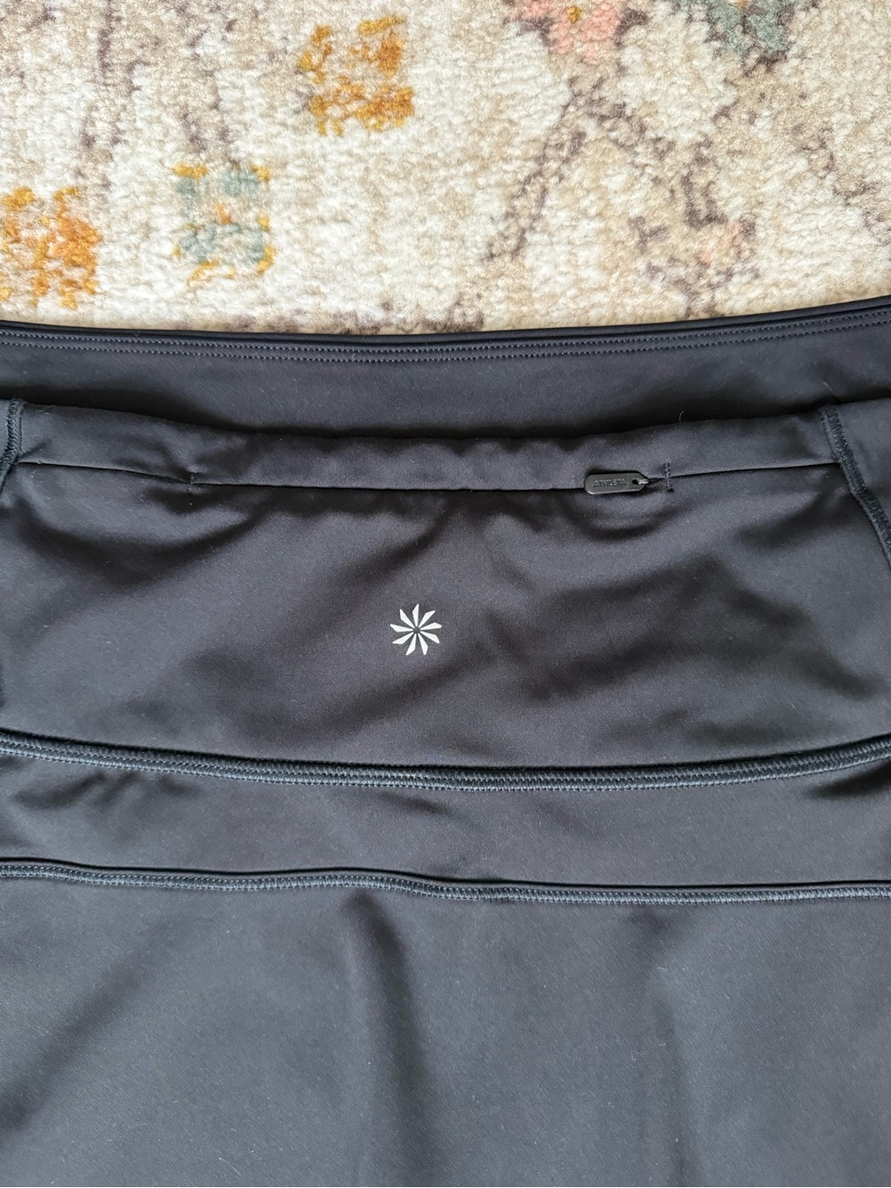Athleta Ace High-Rise 13 1/2 Tennis Skort Black Size XL - Picture 5 of 11